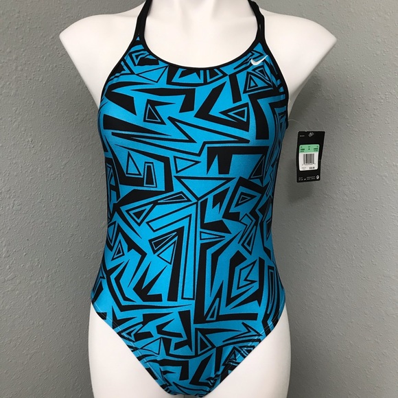 nike open back swimsuit